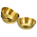 Mini Bowl Dorado de Acero Inoxidable - set de 4 unidades