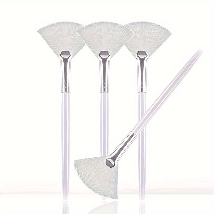 Brocha Facial Abanico de Cerdas Suaves Profesional